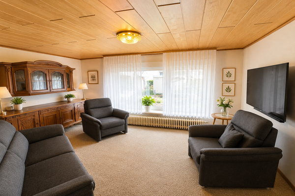 Wohnzimmer Altbau